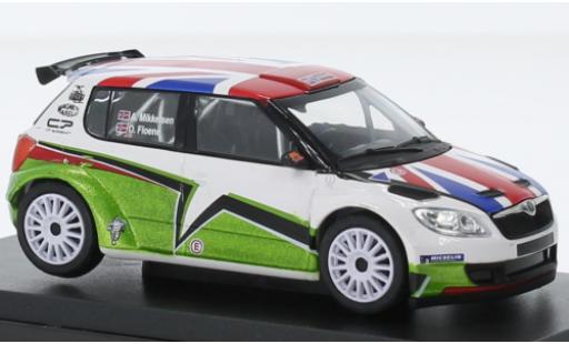 Miniature Skoda Fabia 1/43 Abrex II FL S2000 UK Mikkelsen Design 2011 Skoda Fabia 1/43 Abrex II FL S2000 UK Mikkelsen Design 2011 miniature