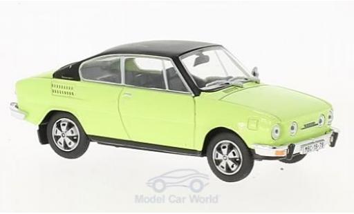 Miniature Skoda 110 1/43 Abrex R verte/noire Skoda 110 1/43 Abrex R verte/noire miniature