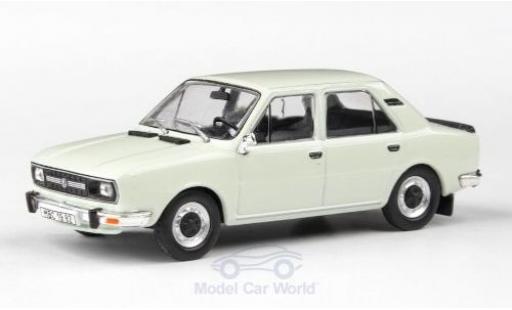 Miniature Skoda 120 1/43 Abrex L blanche 1982 Skoda 120 1/43 Abrex L blanche 1982 miniature