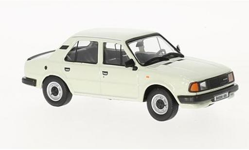 Miniature Skoda 120 1/43 Abrex L blanche 1984 Skoda 120 1/43 Abrex L blanche 1984 miniature
