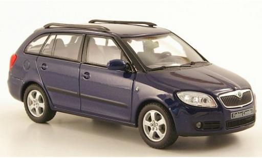 Miniature Skoda Fabia 1/43 Abrex II Combi metallise bleue Skoda Fabia 1/43 Abrex II Combi metallise bleue miniature