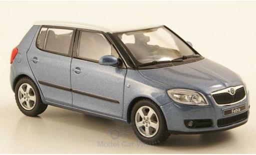 Miniature Skoda Fabia 1/43 Abrex II metallise grise/blanche 2006 Skoda Fabia 1/43 Abrex II metallise grise/blanche 2006 miniature