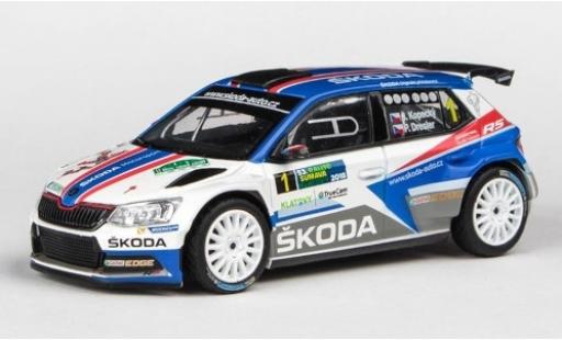 Miniature Skoda Fabia 1/43 Abrex III R5 No.1 Rally Sumava Klatovy 2018 J.Kopecky/P.Dresler Skoda Fabia 1/43 Abrex III R5 No.1 Rally Sumava Klatovy 2018 J.Kopecky/P.Dresler miniature