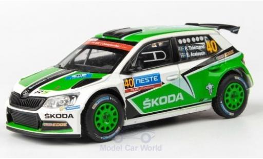 Miniature Skoda Fabia 1/43 Abrex III R5 No.40 Rallye WM Rallye Finnland 2015 P.Tidemand/E.Axelsson Skoda Fabia 1/43 Abrex III R5 No.40 Rallye WM Rallye Finnland 2015 P.Tidemand/E.Axelsson miniature