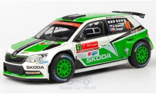 Miniature Skoda Fabia 1/43 Abrex III R5 No.41 Rallye WM Rallye Portugal 2016 J.Kopecky/P.Dresler Skoda Fabia 1/43 Abrex III R5 No.41 Rallye WM Rallye Portugal 2016 J.Kopecky/P.Dresler miniature