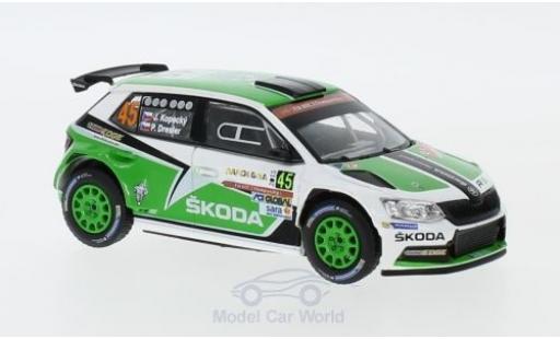 Miniature Skoda Fabia 1/43 Abrex III R5 No.45 Rallye WM Rallye Sardinien 2015 J.Kopecky/P.Dresler Skoda Fabia 1/43 Abrex III R5 No.45 Rallye WM Rallye Sardinien 2015 J.Kopecky/P.Dresler miniature