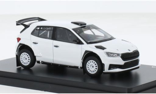 Miniature Skoda Fabia 1/43 Abrex IV RS Rallye2 blanche 2022 1:43 Skoda Fabia 1/43 Abrex IV RS Rallye2 blanche 2022 1:43 miniature