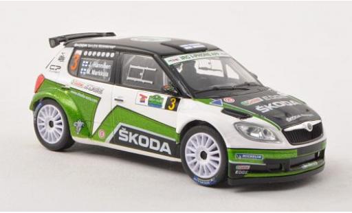 Miniature Skoda Fabia 1/43 Abrex S2000 No.3 Rallye Irland 2012 J.Hänninen/M.Markkula Skoda Fabia 1/43 Abrex S2000 No.3 Rallye Irland 2012 J.Hänninen/M.Markkula miniature