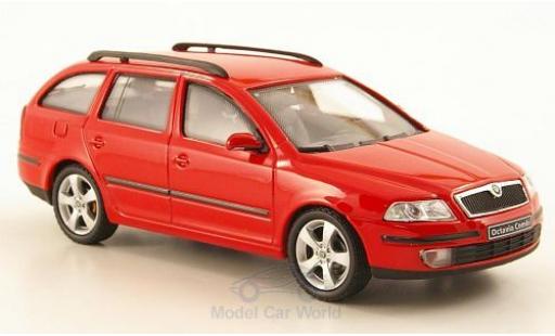 Miniature Skoda Octavia Combi 1/43 Abrex Combi rouge 2004 Skoda Octavia Combi 1/43 Abrex Combi rouge 2004 miniature