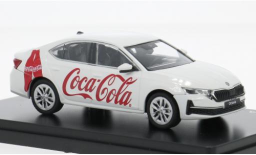 Miniature Skoda Octavia 1/43 Abrex IV FL blanche 2024 Coca Cola 1:43 Skoda Octavia 1/43 Abrex IV FL blanche 2024 Coca Cola 1:43 miniature