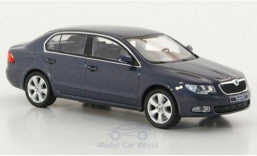 Miniature Skoda Superb 1/43 Abrex II bleue Skoda Superb 1/43 Abrex II bleue miniature