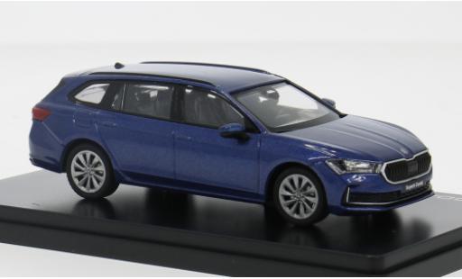 Miniature Skoda Superb 1/43 Abrex IV bleue 2024 1:43 Skoda Superb 1/43 Abrex IV bleue 2024 1:43 miniature