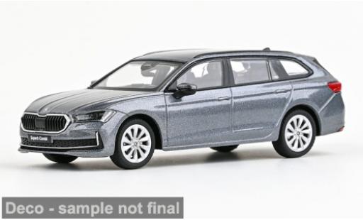 Miniature Skoda Superb 1/43 Abrex VI grise 2023 1:43 Skoda Superb 1/43 Abrex VI grise 2023 1:43 miniature