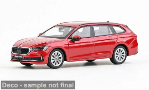 Miniature Skoda Superb 1/43 Abrex VI rouge 2023 1:43 Skoda Superb 1/43 Abrex VI rouge 2023 1:43 miniature
