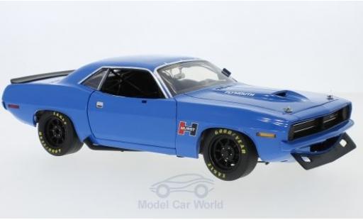 Miniature Plymouth Cuda 1970 1/18 ACME Trans Am Street Version bleue 1970 Plymouth Cuda 1970 1/18 ACME Trans Am Street Version bleue 1970 miniature