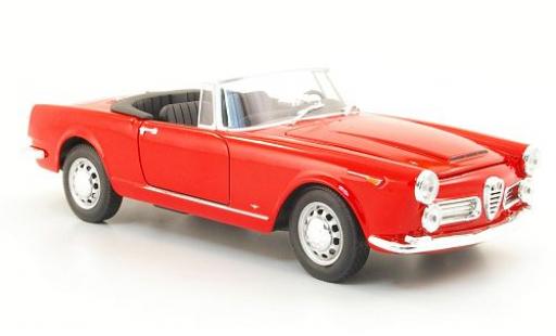 Miniature Alfa Romeo Spider 1/24 Welly 2600 rouge 1:24 Alfa Romeo Spider 1/24 Welly 2600 rouge 1:24 miniature