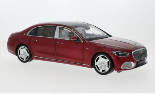 Miniature Mercedes CLA 1/18 Almost Real Maybach S-classe metallise rouge 2021 Mercedes CLA 1/18 Almost Real Maybach S-classe metallise rouge 2021 miniature