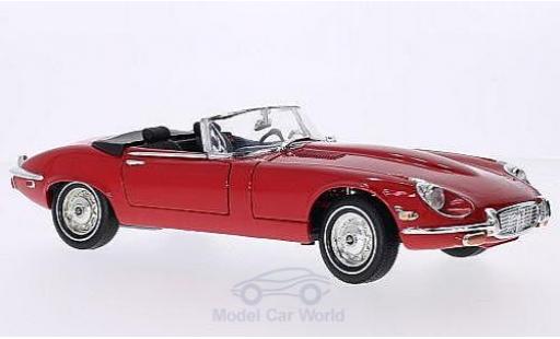 Miniature Jaguar E-Type 1/18 Motormax rouge 1971 Jaguar E-Type 1/18 Motormax rouge 1971 miniature