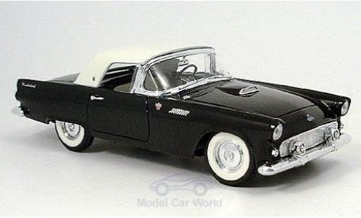 Miniature Ford Thunderbird 1955 1/18 Yat Ming noire/blanche 1955 Ford Thunderbird 1955 1/18 Yat Ming noire/blanche 1955 miniature