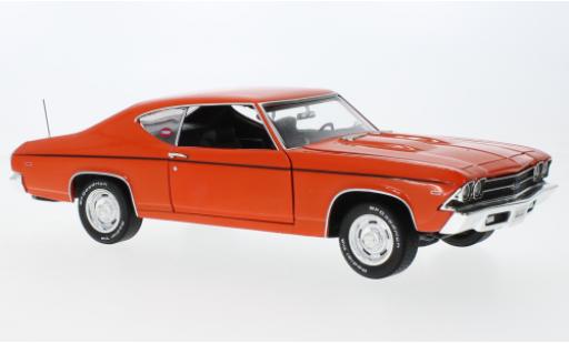 Miniature Chevrolet Chevelle 1/18 Auto World Nickey orange 1969 Chevrolet Chevelle 1/18 Auto World Nickey orange 1969 miniature