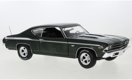 Miniature Chevrolet Chevelle 1/18 Auto World Yenko metallise verte/blanche 1969 Chevrolet Chevelle 1/18 Auto World Yenko metallise verte/blanche 1969 miniature