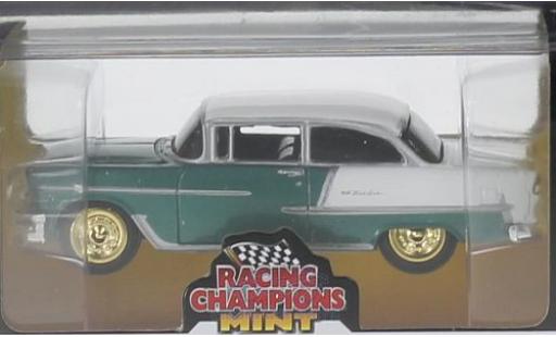 Miniature Chevrolet Bel Air 1/64 Auto World matt-türkis/matt-blanche 1955 goldene Felgen Chevrolet Bel Air 1/64 Auto World matt-türkis/matt-blanche 1955 goldene Felgen miniature