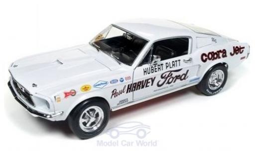 Miniature Ford Mustang 1/18 Auto World S/S Cobra Jet Paul Harvey 1968 H.Platt Ford Mustang 1/18 Auto World S/S Cobra Jet Paul Harvey 1968 H.Platt miniature