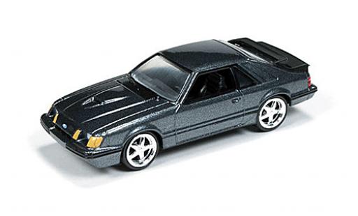Miniature Ford Mustang 1/64 Auto World SVO metallise grise 1984 Ford Mustang 1/64 Auto World SVO metallise grise 1984 miniature