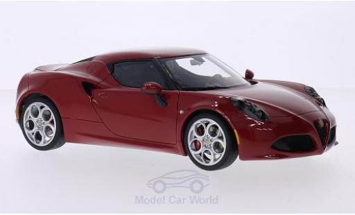 Miniature Alfa Romeo 4C 1/18 AUTOart rouge Alfa Romeo 4C 1/18 AUTOart rouge miniature