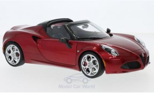 Miniature Alfa Romeo 4C 1/18 AUTOart Spider rouge 2015 Alfa Romeo 4C 1/18 AUTOart Spider rouge 2015 miniature