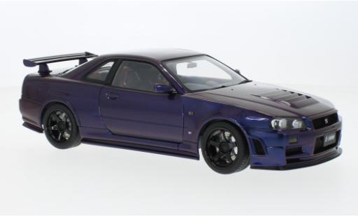 Miniature Nissan Skyline 1/18 AUTOart GT-R (R34) Z-Tune metallise violette 2005 Nissan Skyline 1/18 AUTOart GT-R (R34) Z-Tune metallise violette 2005 miniature