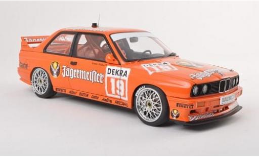 Miniature Bmw M3 1/18 AUTOart (E30) No.19 Jägermeister DTM 1992 1:18 Bmw M3 1/18 AUTOart (E30) No.19 Jägermeister DTM 1992 1:18 miniature