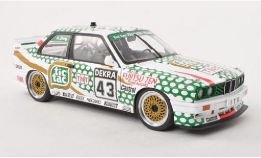 Miniature Bmw M3 1/18 AUTOart (E30) No.43 Tic Tac DTM 1991 1:18 Bmw M3 1/18 AUTOart (E30) No.43 Tic Tac DTM 1991 1:18 miniature