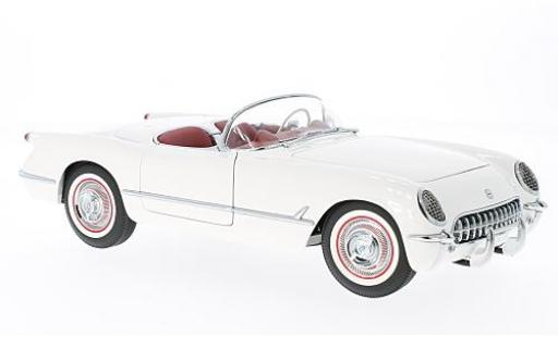 Miniature Chevrolet Corvette 1/18 AUTOart blanche 1953 Chevrolet Corvette 1/18 AUTOart blanche 1953 miniature