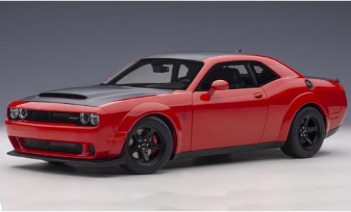 Miniature Dodge Challenger 1/18 AUTOart SRT Demon rouge/matt-noire 2018 Dodge Challenger 1/18 AUTOart SRT Demon rouge/matt-noire 2018 miniature