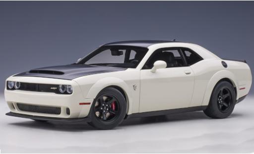 Miniature Dodge Challenger 1/18 AUTOart SRT Demon blanche/matt-noire 2018 Dodge Challenger 1/18 AUTOart SRT Demon blanche/matt-noire 2018 miniature