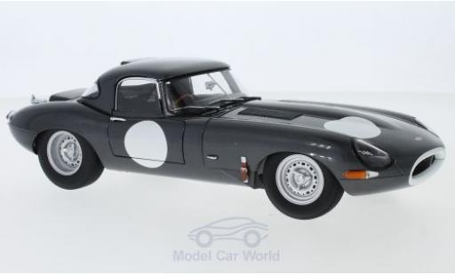 Miniature Jaguar E-Type 1/18 AUTOart Lightweight grise RHD mit abnehmbarem Dach Jaguar E-Type 1/18 AUTOart Lightweight grise RHD mit abnehmbarem Dach miniature