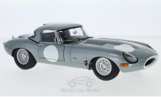 Miniature Jaguar E-Type 1/18 AUTOart Lightweight grise RHD mit abnehmbarem Dach Jaguar E-Type 1/18 AUTOart Lightweight grise RHD mit abnehmbarem Dach miniature