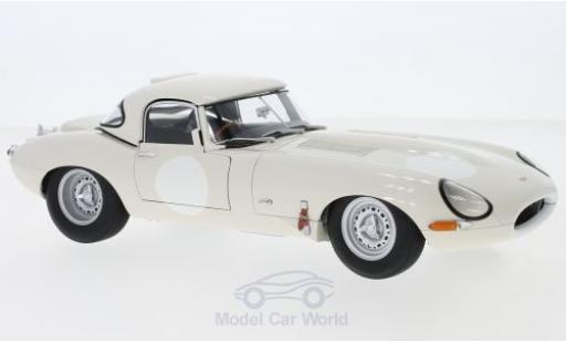 Miniature Jaguar E-Type 1/18 AUTOart Lightweight blanche RHD mit abnehmbarem Dach Jaguar E-Type 1/18 AUTOart Lightweight blanche RHD mit abnehmbarem Dach miniature