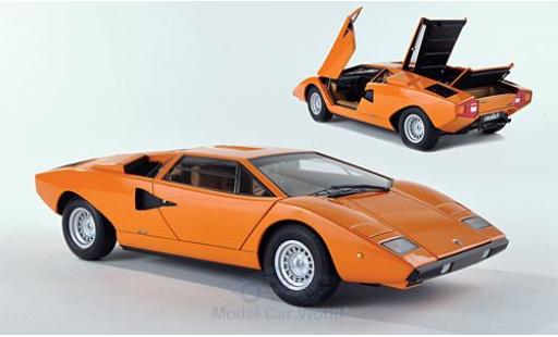 Miniature Lamborghini Countach 1/18 AUTOart LP400 orange 1974 Lamborghini Countach 1/18 AUTOart LP400 orange 1974 miniature