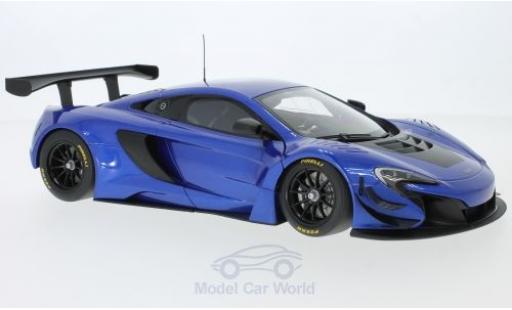 Miniature McLaren 650 1/18 AUTOart S GT3 bleue/noire 2014 McLaren 650 1/18 AUTOart S GT3 bleue/noire 2014 miniature