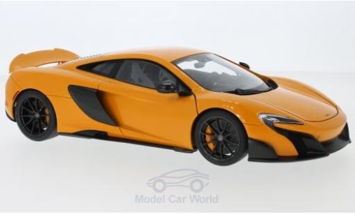 Miniature McLaren 675 1/18 AUTOart LT orange 2016 McLaren 675 1/18 AUTOart LT orange 2016 miniature