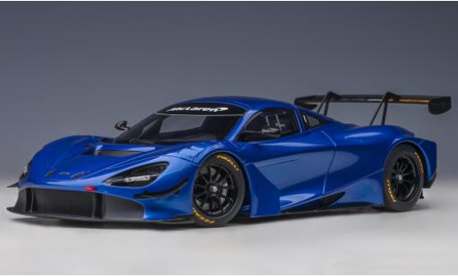 Miniature McLaren 720 1/18 AUTOart S GT3 metallise bleue 2019 McLaren 720 1/18 AUTOart S GT3 metallise bleue 2019 miniature