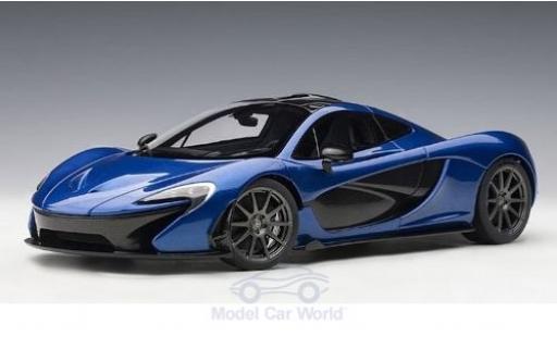 Miniature McLaren P1 1/18 AUTOart metallise bleue 2013 McLaren P1 1/18 AUTOart metallise bleue 2013 miniature