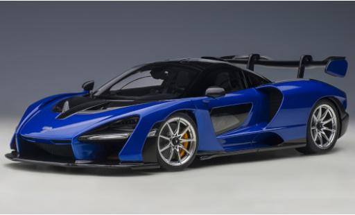 Miniature McLaren Senna 1/18 AUTOart bleue/noire 2018 McLaren Senna 1/18 AUTOart bleue/noire 2018 miniature