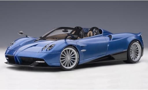 Miniature Pagani Huayra 1/18 AUTOart Roadster bleue/carbon 2017 y compris les Hardtop Pagani Huayra 1/18 AUTOart Roadster bleue/carbon 2017 y compris les Hardtop miniature