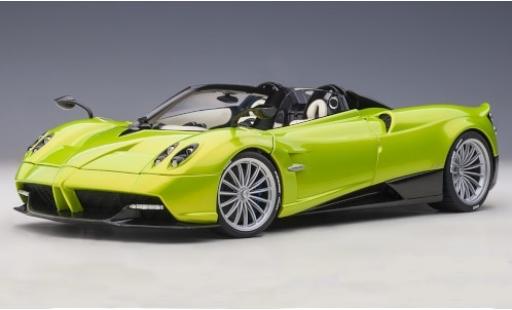 Miniature Pagani Huayra 1/18 AUTOart Roadster metallise verte 2017 y compris les Hardtop Pagani Huayra 1/18 AUTOart Roadster metallise verte 2017 y compris les Hardtop miniature