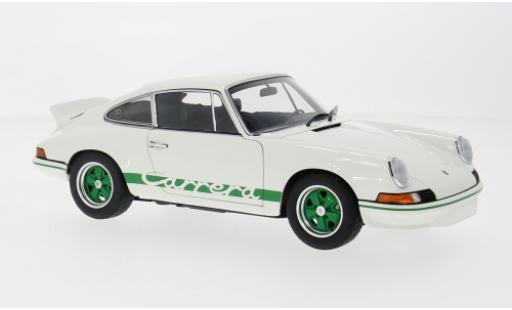 Miniature Porsche 911 1/18 AUTOart Carrera 2.7 RS blanche/verte 1:18 Porsche 911 1/18 AUTOart Carrera 2.7 RS blanche/verte 1:18 miniature