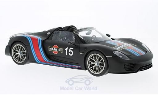 Miniature Porsche 918 2013 1/18 AUTOart Spyder noire Martini 2013 Weissach Package Porsche 918 2013 1/18 AUTOart Spyder noire Martini 2013 Weissach Package miniature