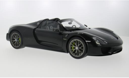 Miniature Porsche 918 1/12 AUTOart Spyder Weissach Package noire 1:12 Porsche 918 1/12 AUTOart Spyder Weissach Package noire 1:12 miniature